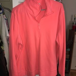 Old navy hot pink fleece quarter zip